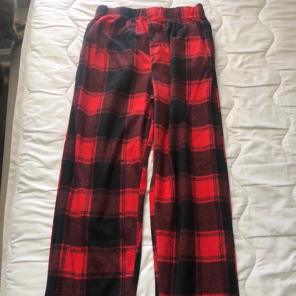 Red Plaid Pajama Pants